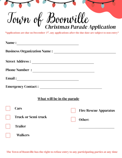 Paper Copy: Parade Application