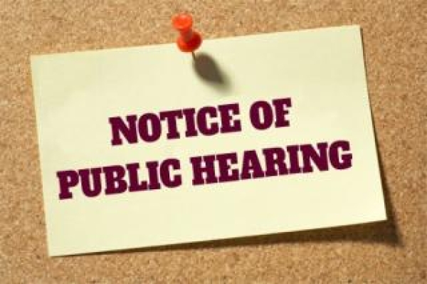 Public Hearing Notice